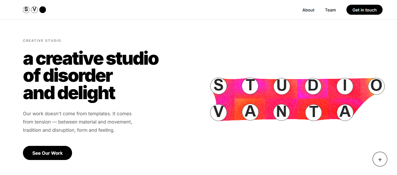 Composición principal Studio Vanta